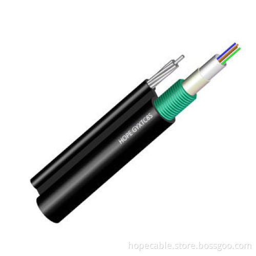 8-Like Self-support Central Tube Optical Cable, with Gallus, Corrugated Steel Tape